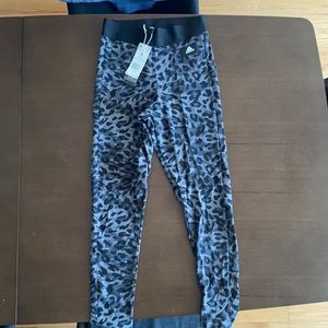 Adidas leopard print high waisted leggings- S NWT